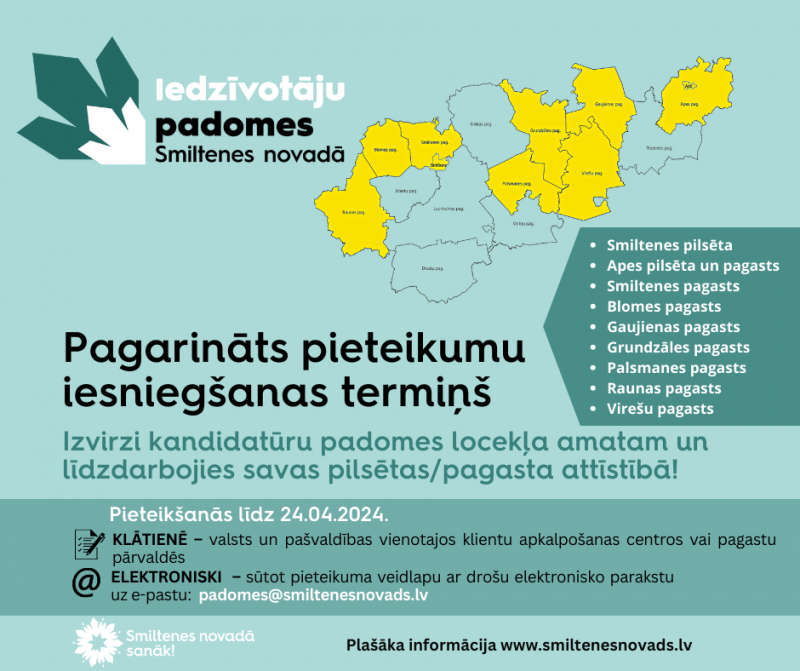 Iedzīvotāju padomes termiņa pagarināšana