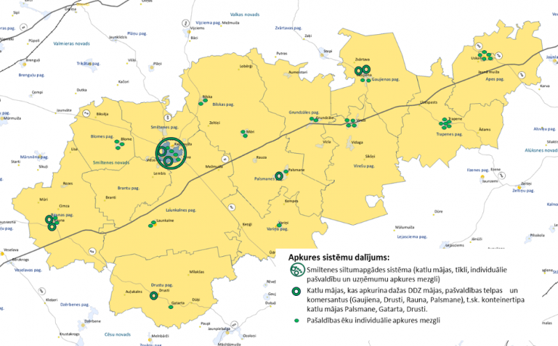 Smiltenes novada siltumapgādes sistēma 