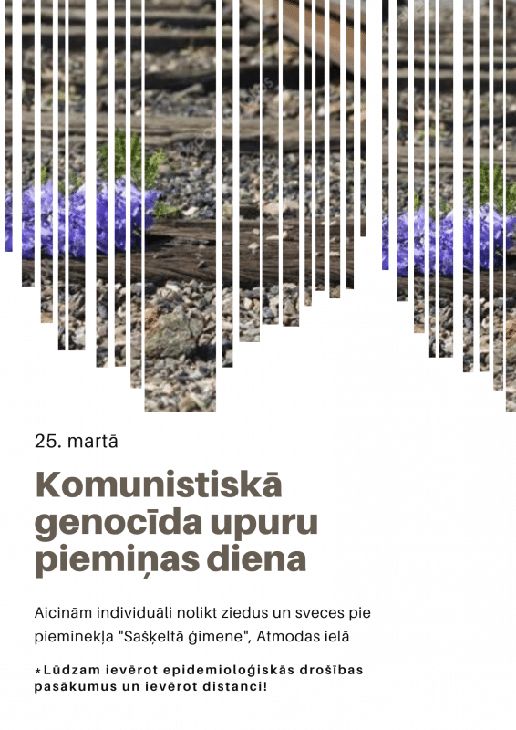 Smiltenē Komunistiskā genocīda upurus aicina pieminēt individuāli