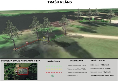 trašu plāns Blomes pagasta Jeberlejai 
