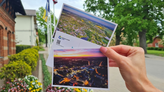 foto ar foto kartītēm 