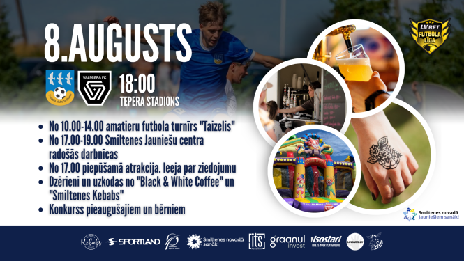 Smiltene , futbols, 8. augusts