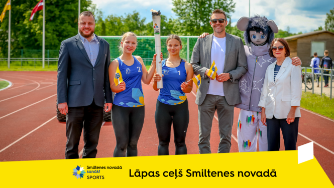 Olimpiskā lāpa Smiltenes novadā