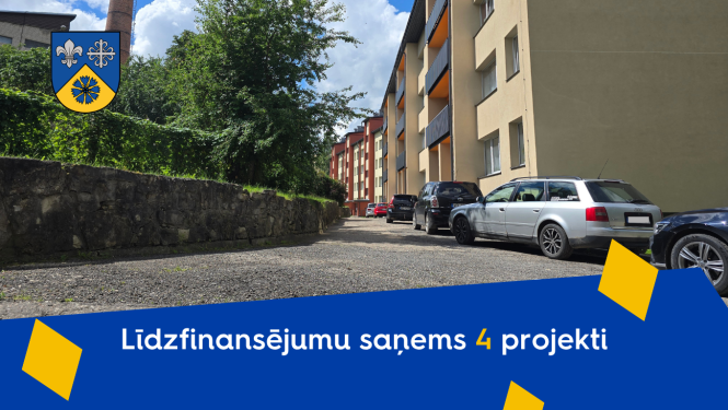 Līdzfinansējums pagalmu labiekārtošanai