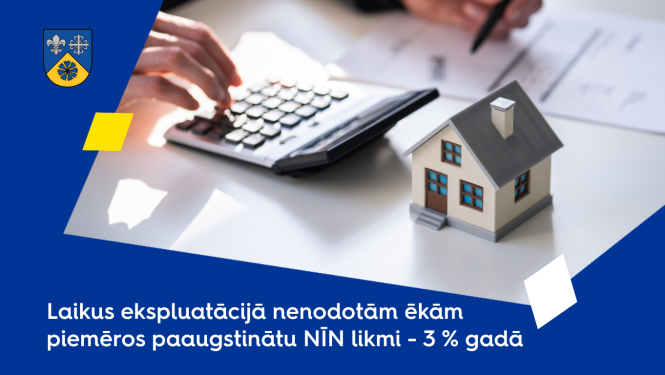 Pašvaldība atgādina par paaugstināta nekustamā īpašuma nodokļa likmes piemērošanu laikus ekspluatācijā nenodotām ēkām