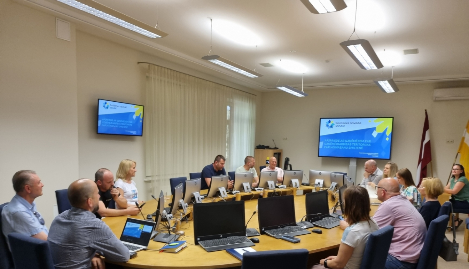 Apspriede par pašvaldības īstenotajiem projektiem uzņēmējdarbības attīstībai