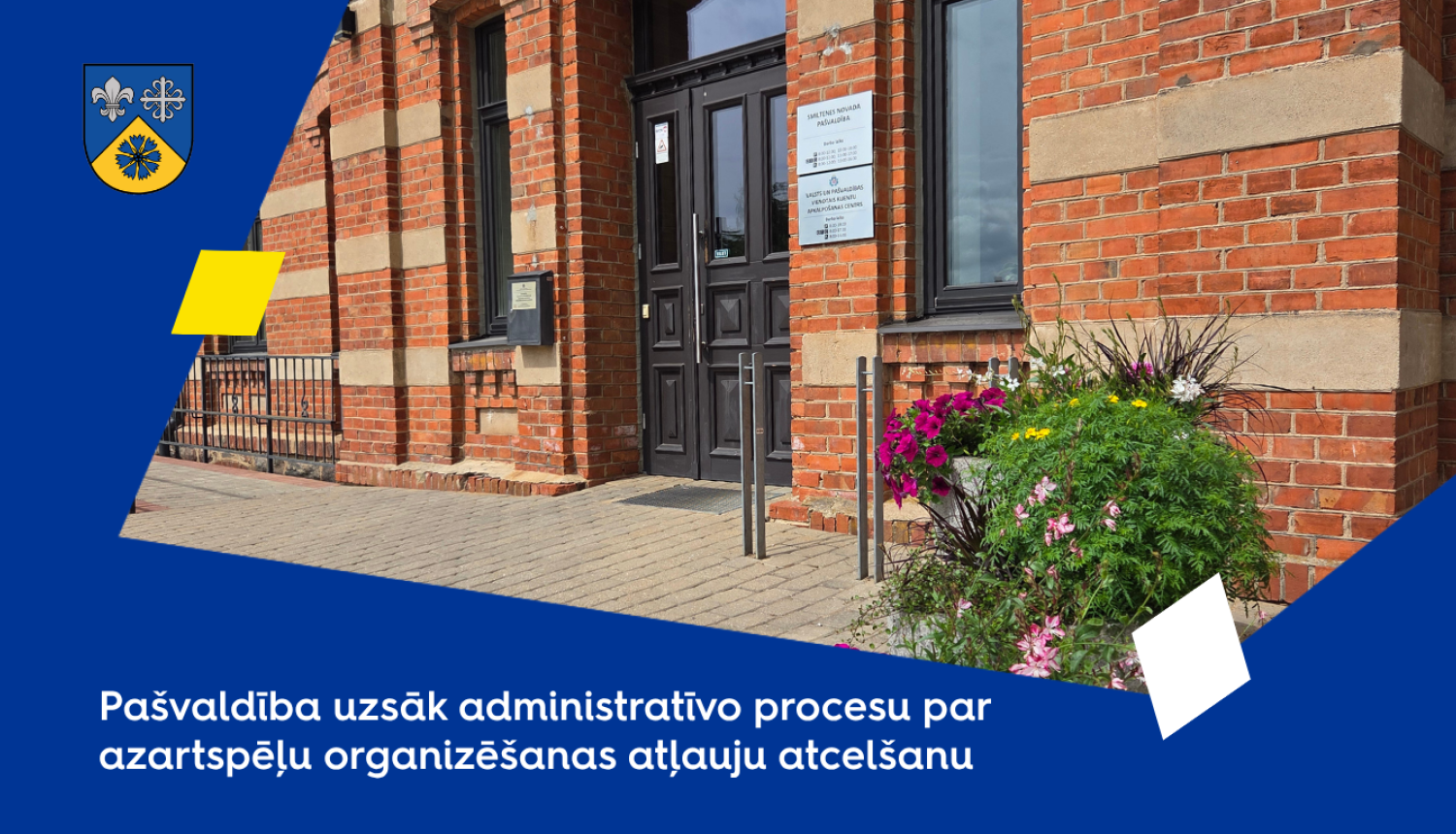 Vizuālis par azartspēļu organizēšanas atļauju atcelšanu