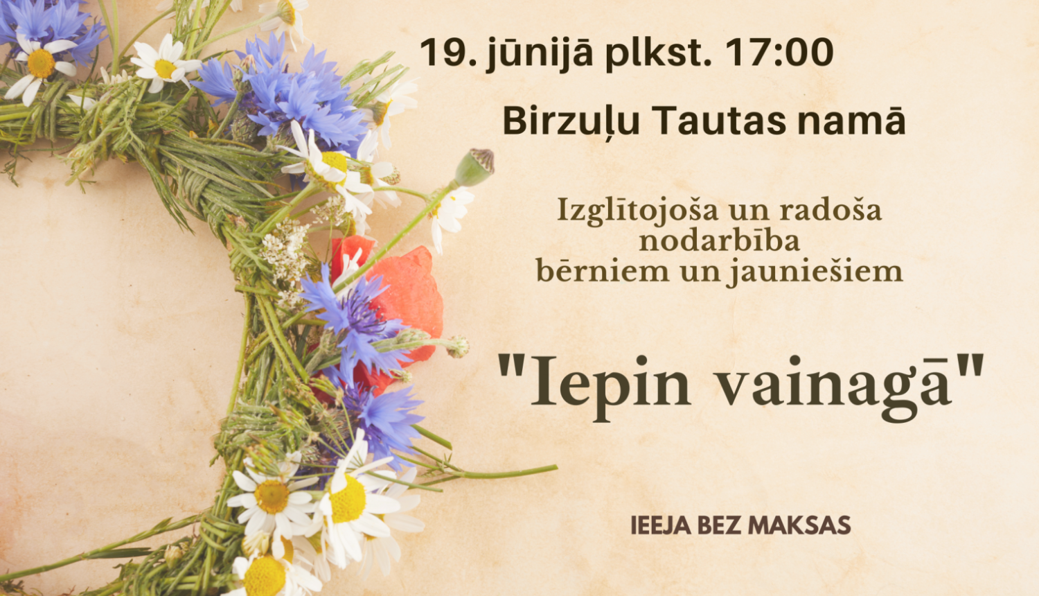 Iepin vainagā