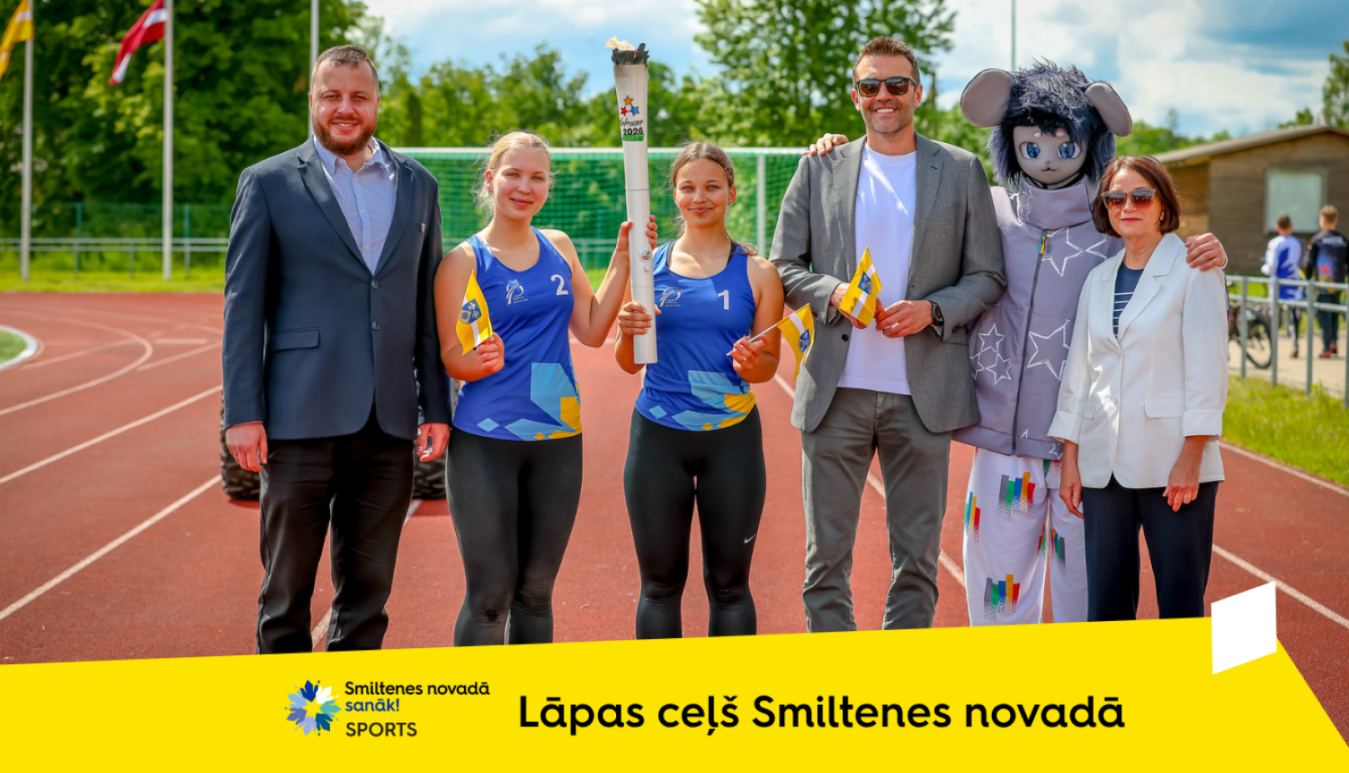 Olimpiskā lāpa Smiltenes novadā