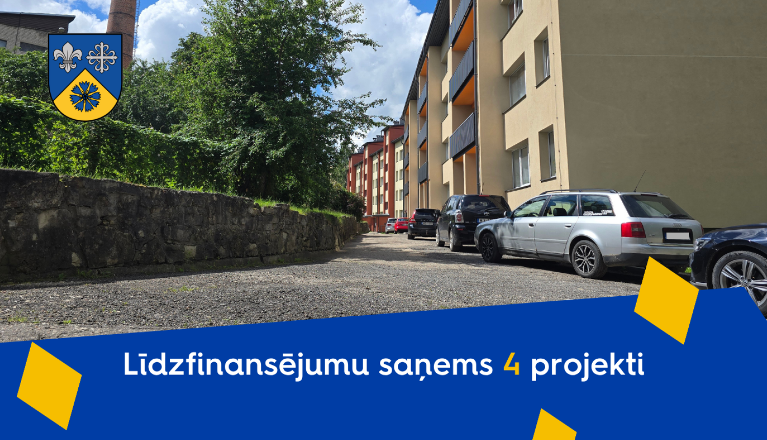 Līdzfinansējums pagalmu labiekārtošanai