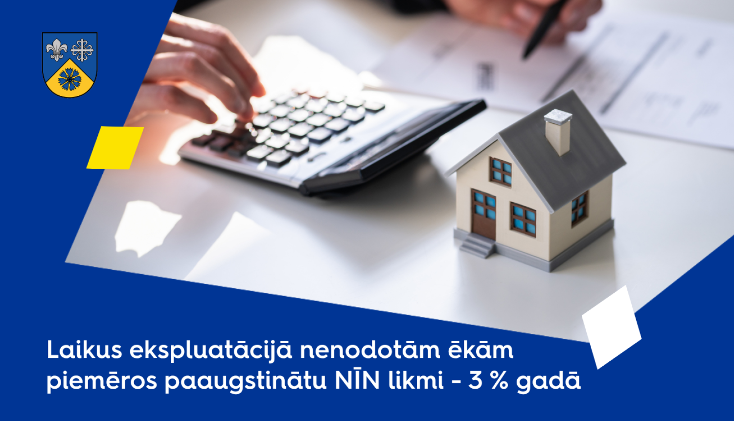 Pašvaldība atgādina par paaugstināta nekustamā īpašuma nodokļa likmes piemērošanu laikus ekspluatācijā nenodotām ēkām