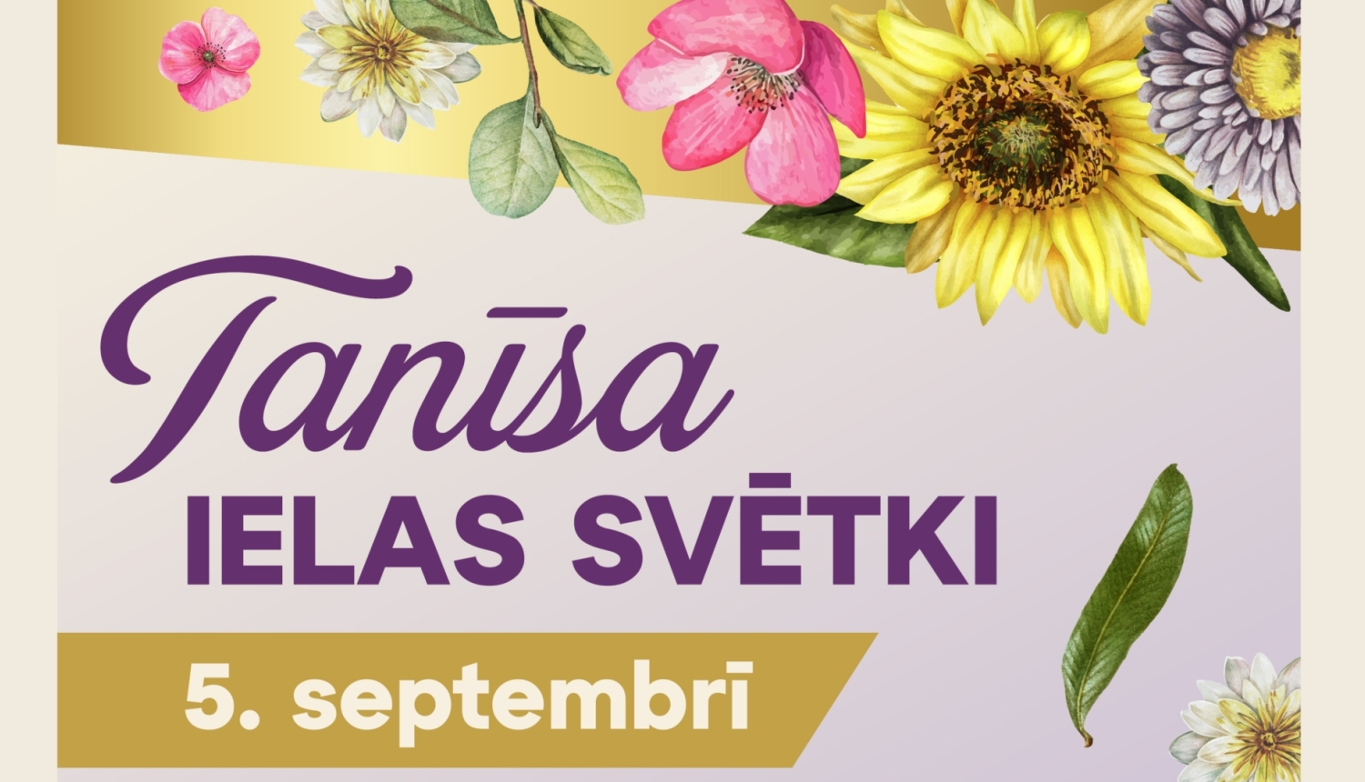Informatīvs baneris – Tanīsa ielas svētki 