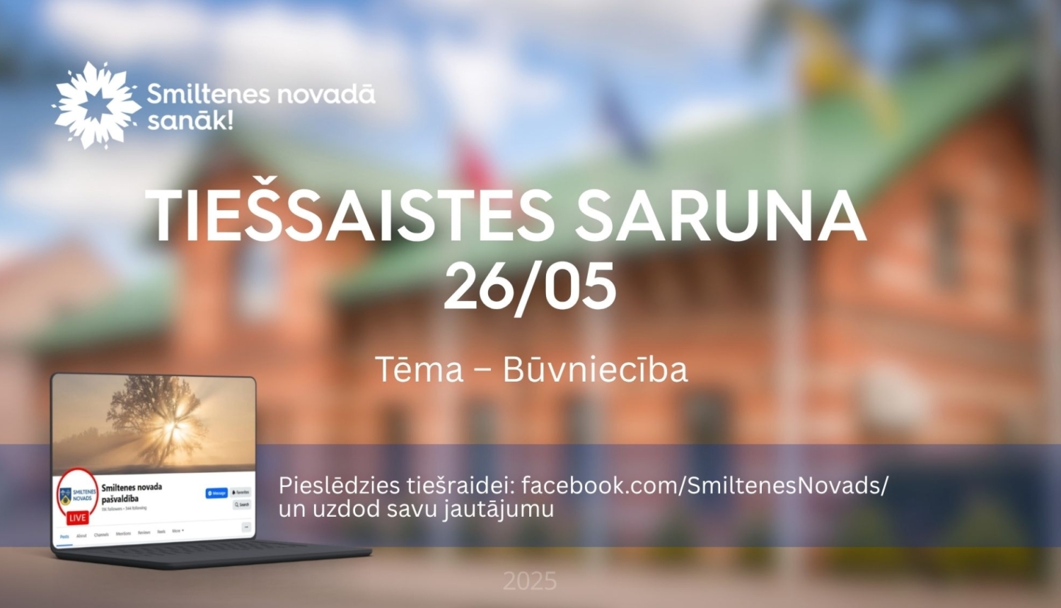 tiessaistes tikšanās baneris 