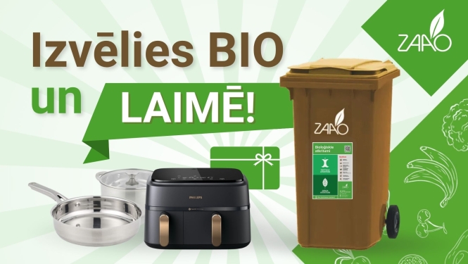 informatīvs baneris – izvēlies bio un laimē