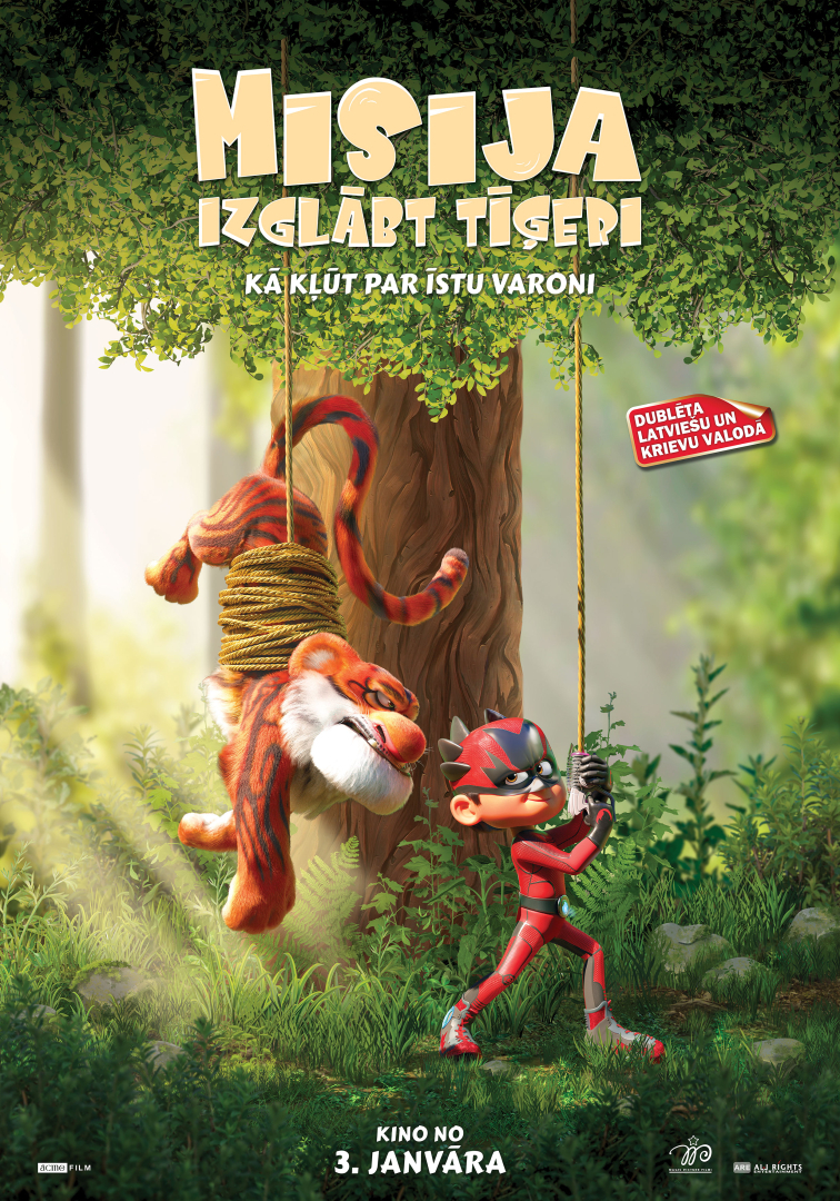Misija izglābt tīģeri - plakāts