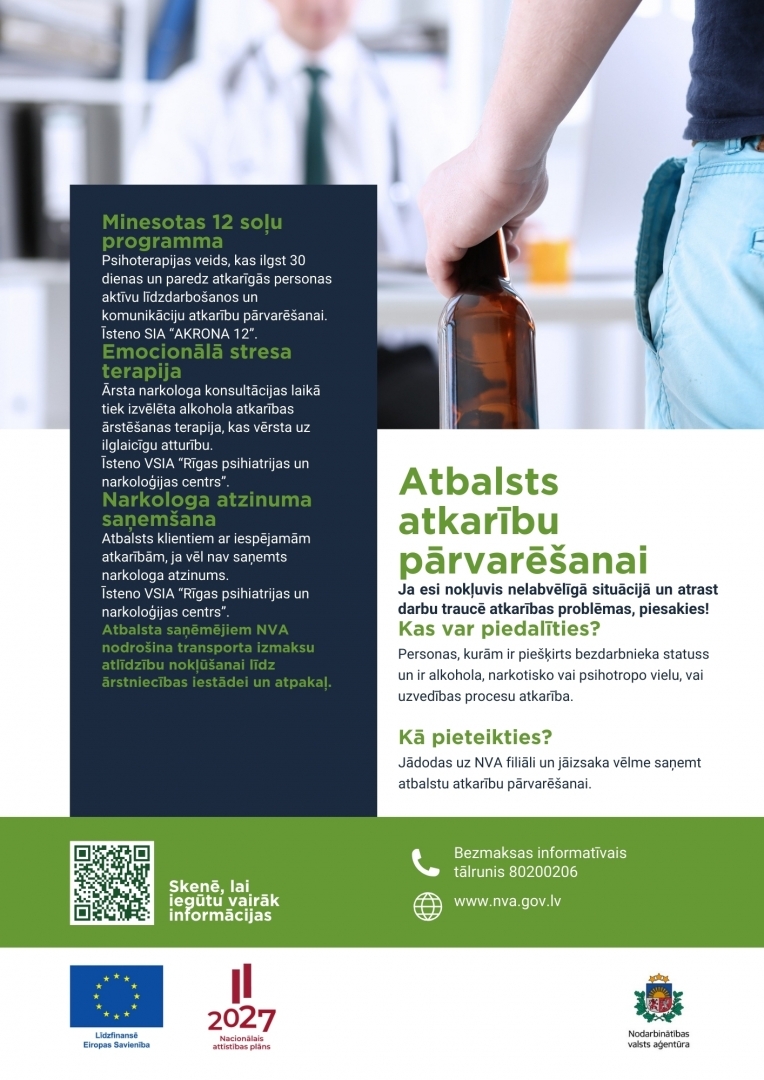 Infolapa – atbalsts atkarību pārvarēšanai