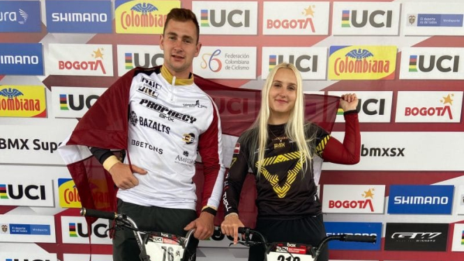 Latviju Tokijas OS BMX sacensībās pārstāvēs Babris un Pētersone