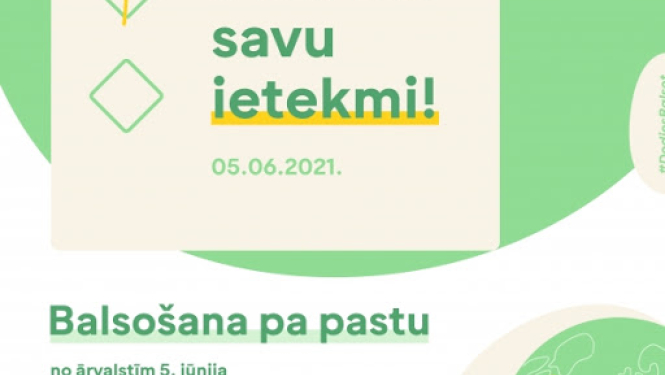 Līdz 24. aprīlim vēlētāji ārvalstīs var pieteikties balsošanai pa pastu 5. jūnija pašvaldību vēlēšanās