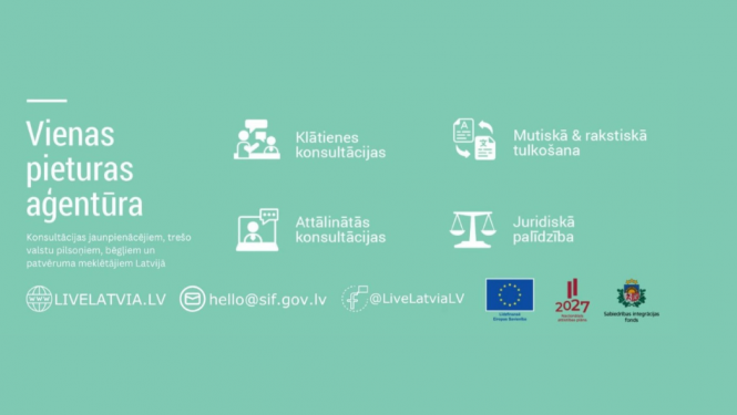 Vienas pieturas aģentūras infografika