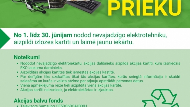 Nodod lieku saņem prieku afiša
