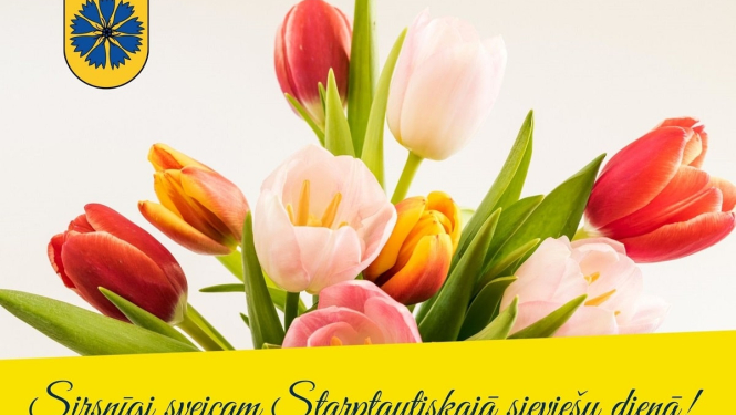 Sirsnīgi sveicam Starptautiskajā sieviešu dienā