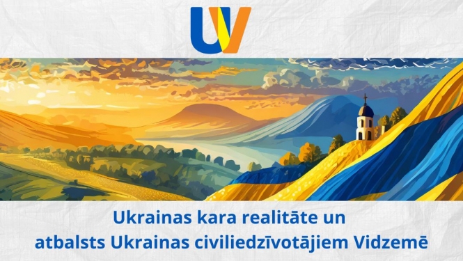Ainava Ukrainas karoga nokrāsās