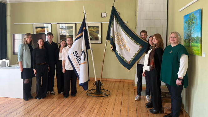 Smiltenes vidusskolas skolēni viesojas Smiltenes novada muzejā