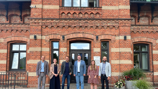 Vācijas delegācija ar Smiltnes novada pašvaldību