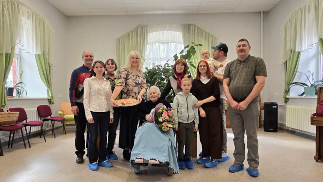 foto ar ģimeni jubilejā 