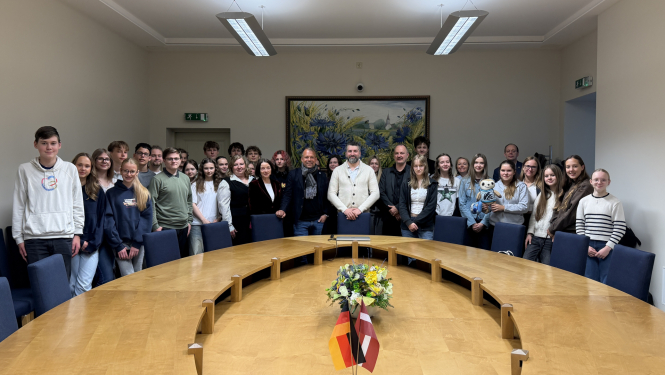 Smiltenē viesojās delegācijas no sadraudzības pilsētas Villihas
