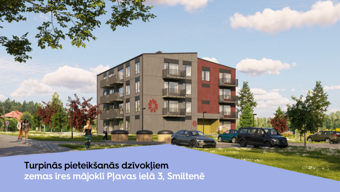 Pļavas ielas 3, Smiltenē plānotās daudzdz;ivokļu mājas ēka