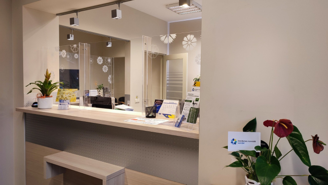 foto ar klientu apkalpošanas centru Smiltenē 