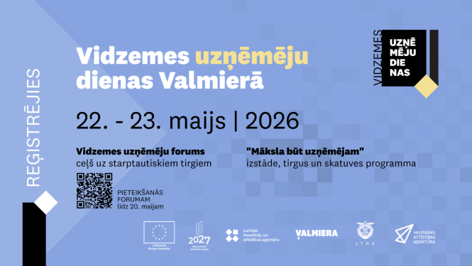 Vidzemes uzņēmēju dienas 2026 Valmierā