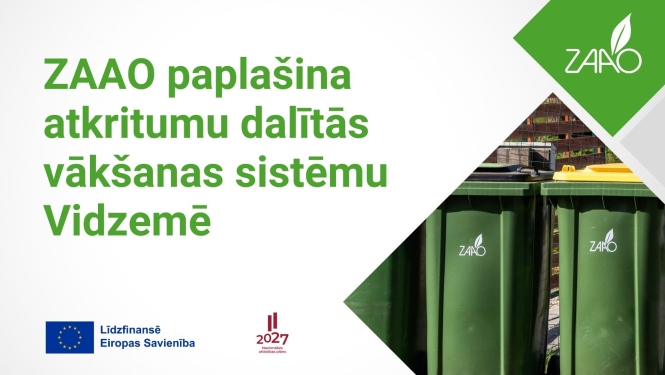 Zaao paplašina dalītās vākšanas sistēmu