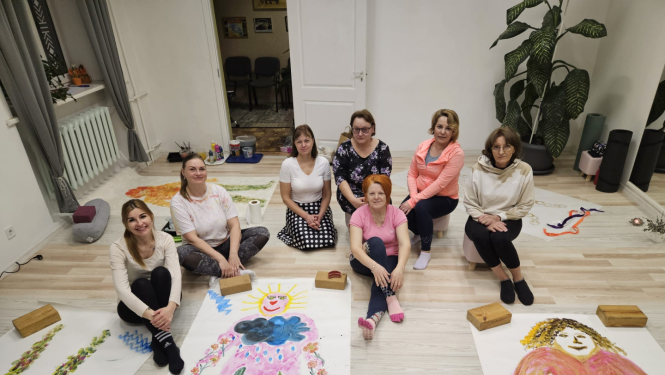 foto ar pasākuma dalībniecēm