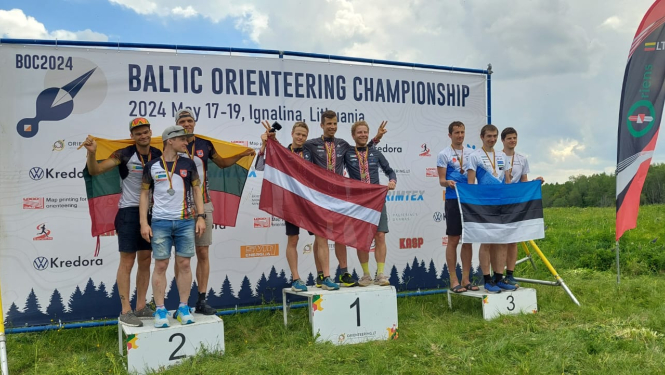 Smiltenes Azimuts OK BJSS sportisti izcīna četras medaļas Baltijas čempionātā