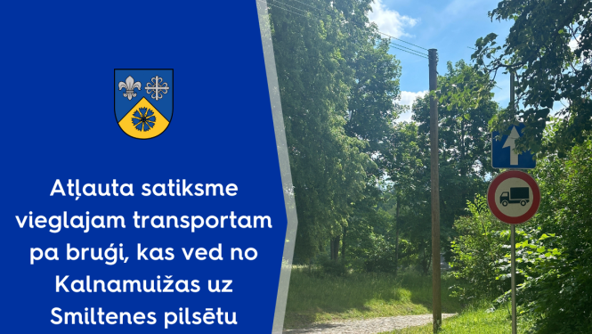 Satiksmes izmaiņas baneris