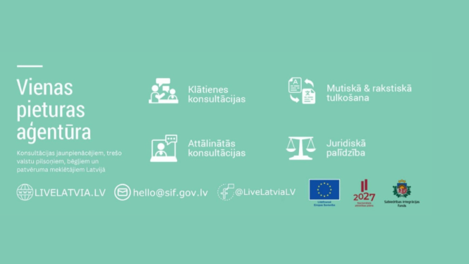 Vienas pieturas aģentūras infografika