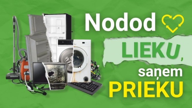 Nodod lieku saņem prieku afiša