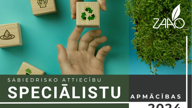 plaukstas ar koka klucīšiem, zaao logo