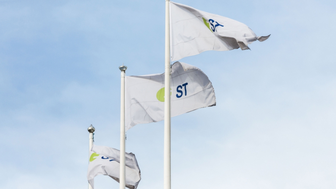 Sadales tikla karogi plivo