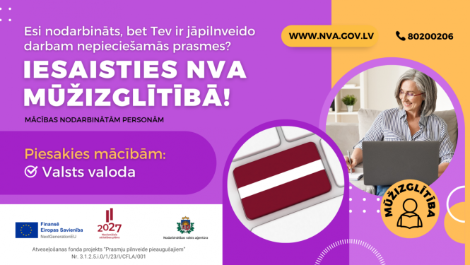 foto ,iesaisties nva mūžizglītībā