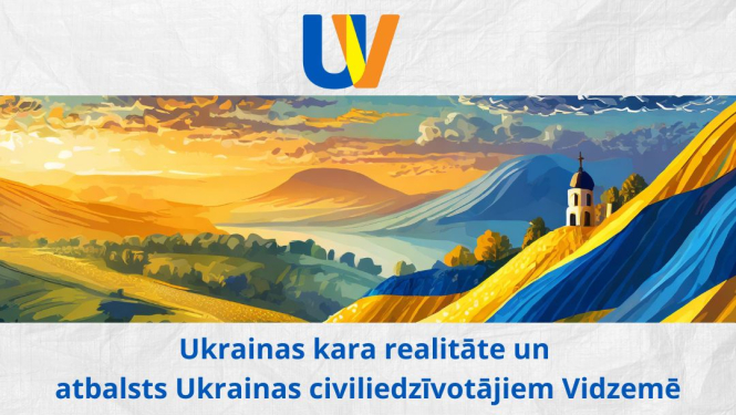 Ainava Ukrainas karoga nokrāsās