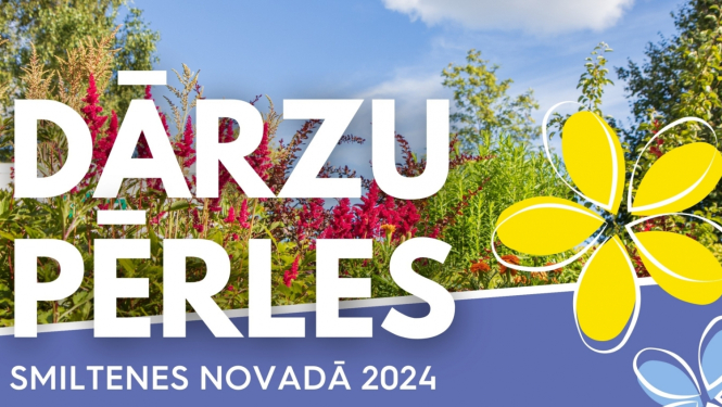 Dārzu pērles baneris