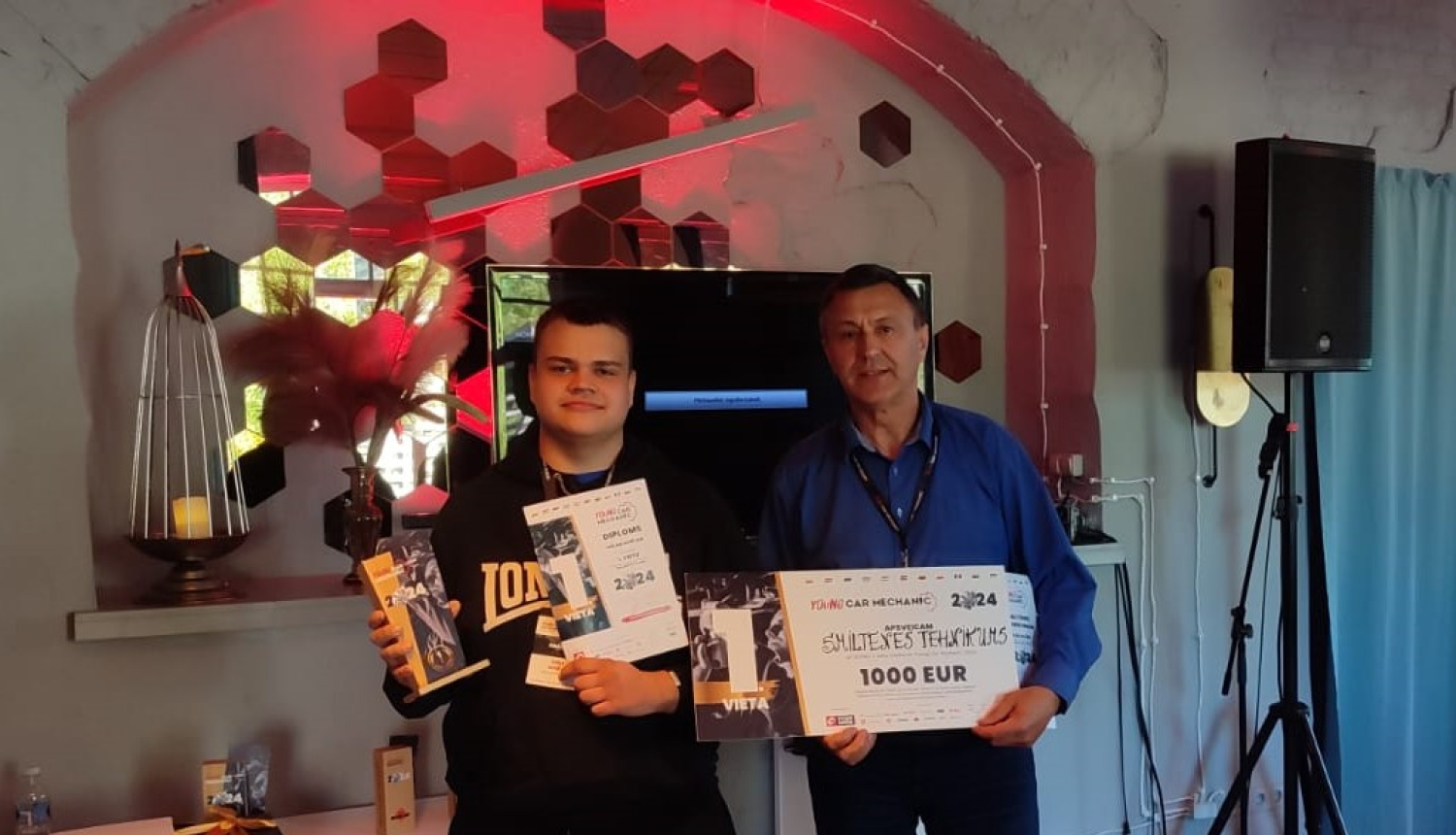 Smiltenes tehnikuma 4. Kursa audzēknis iegūst pirmo vietu starptautiskajā konkursā „Young Car Mechanic 2024”.