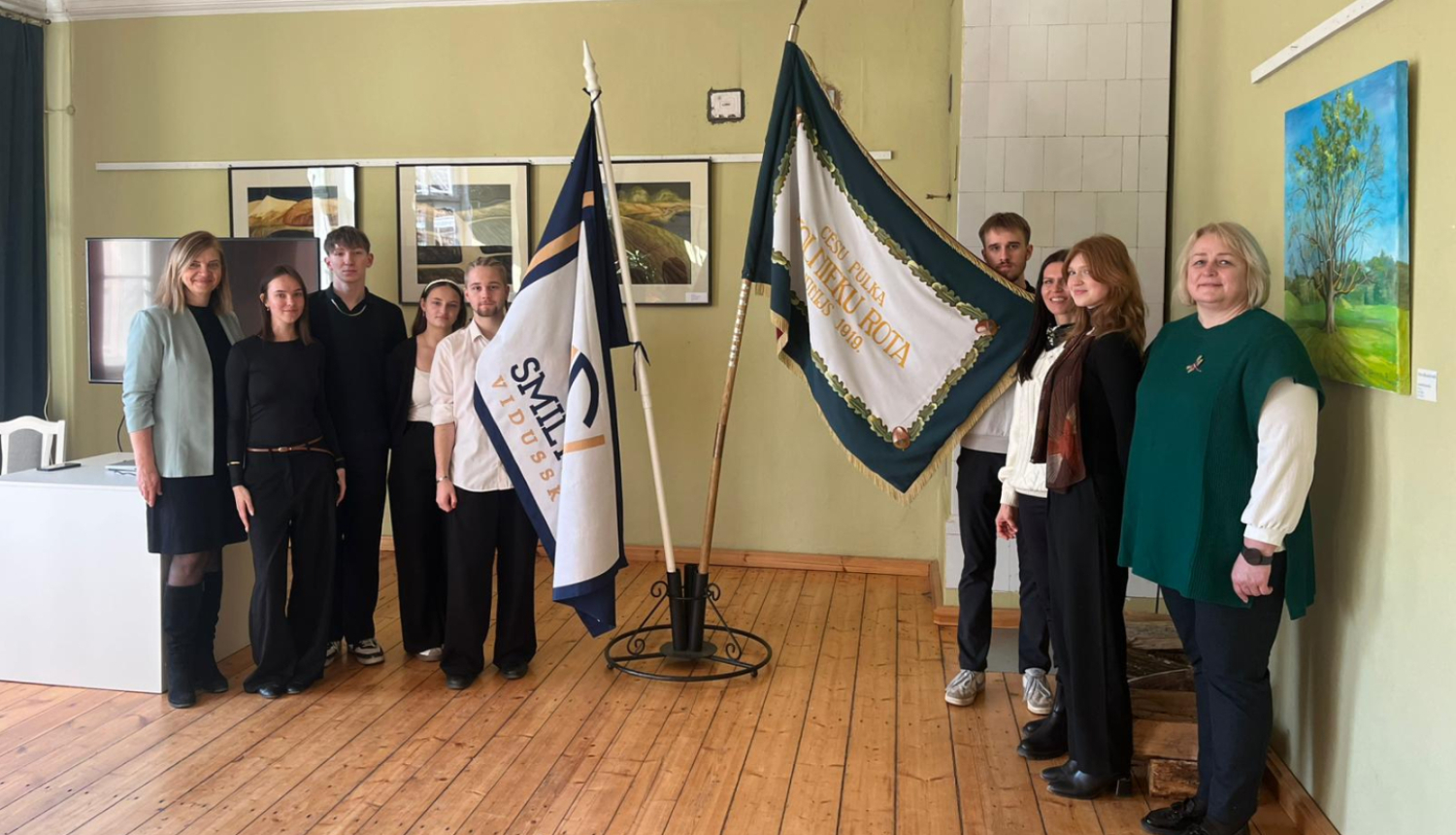Smiltenes vidusskolas skolēni viesojas Smiltenes novada muzejā
