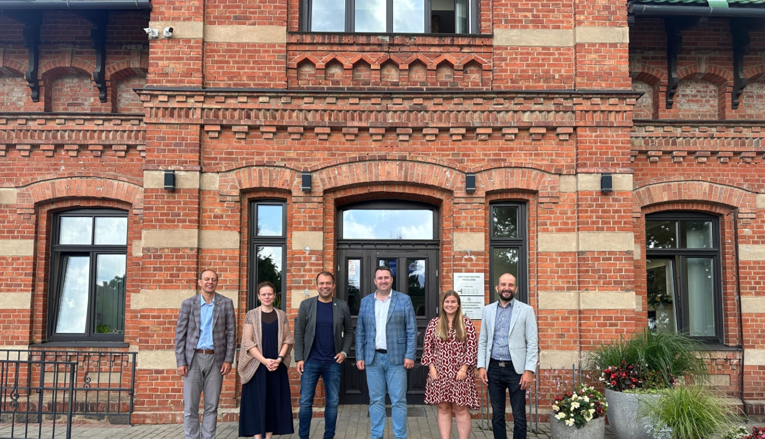 Vācijas delegācija ar Smiltnes novada pašvaldību