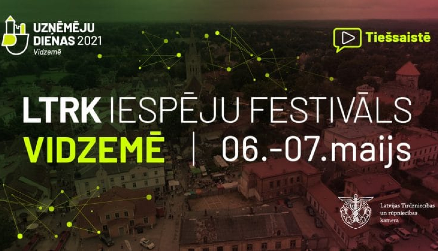 Aicinām uzņēmējus pieteikties virtuālam Iespēju festivālam "Uzņēmēju dienas Vidzemē 2021"