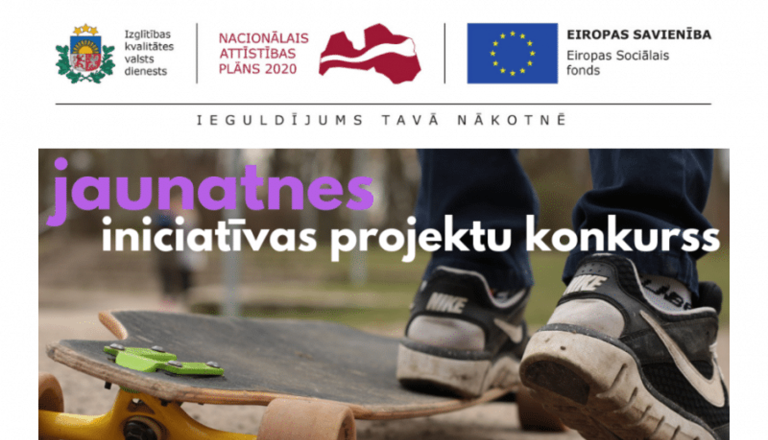 Aicinām iesniegt jaunatnes iniciatīvas projektus mācību motivācijas palielināšanai