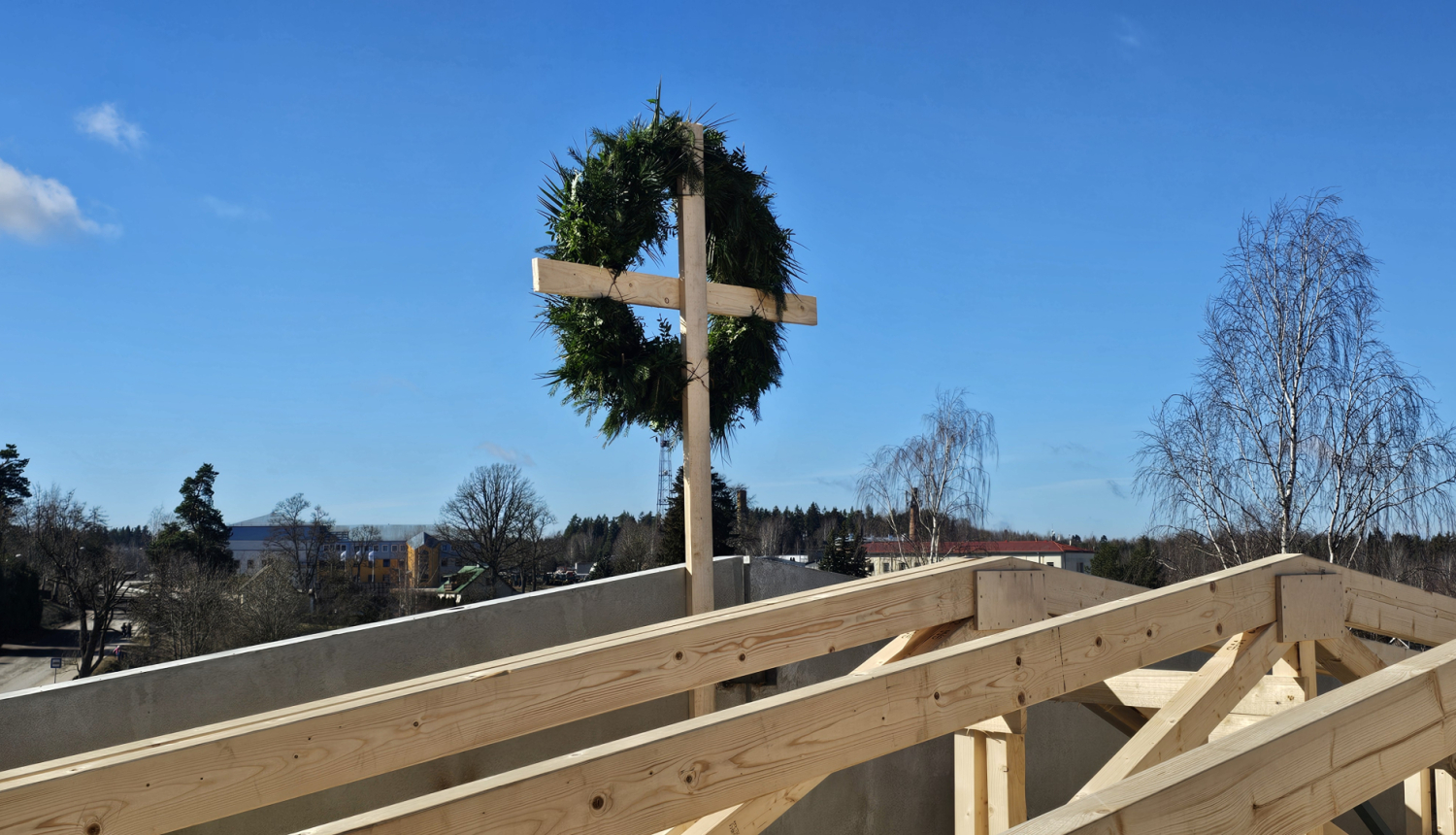 Spāru svētki jaunajā īres namā